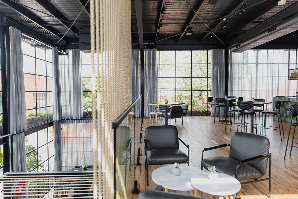 Woolstore Restaurant & Bar in Newtown, Geelong - Photo of upstairs mezzanine area